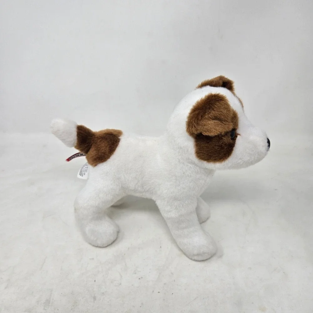 Douglas Cuddle Toys Jack Russell Terrier Plush Stuffed Animal White Brown Dog